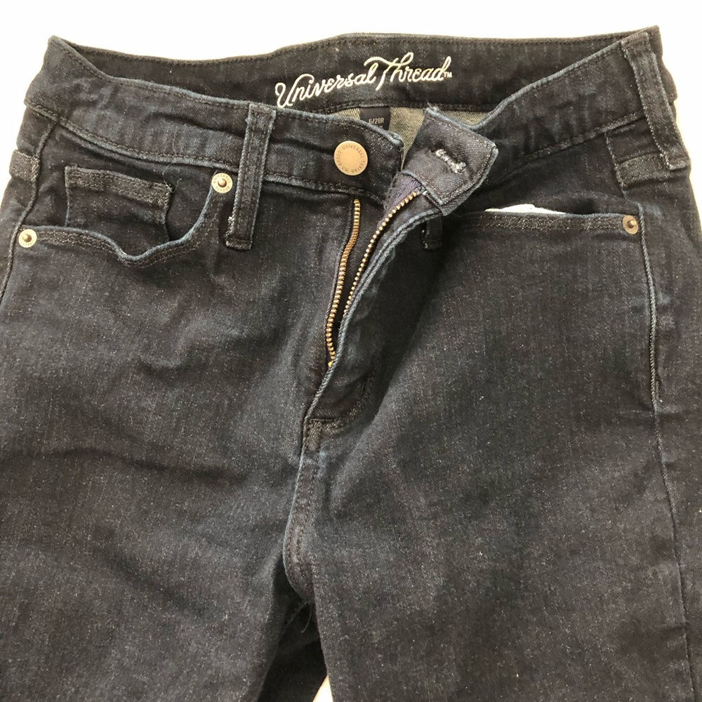 High waisted skinny jeans